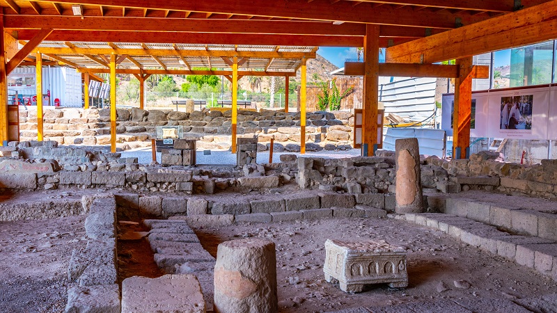 Arkeologisk utgrvning i Magdala.